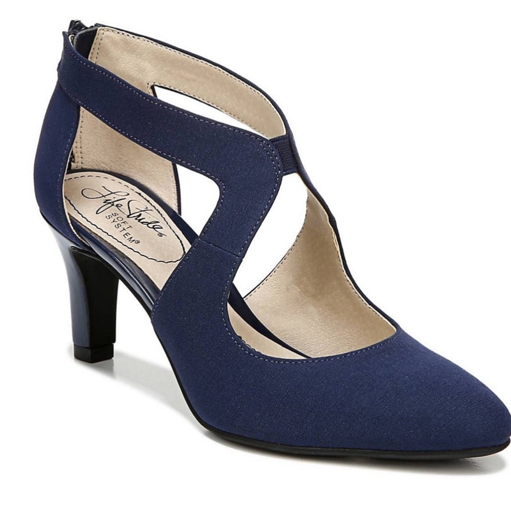 Life Stride Giovanna 2 Navy Suede Size 8 1/2 New in Box